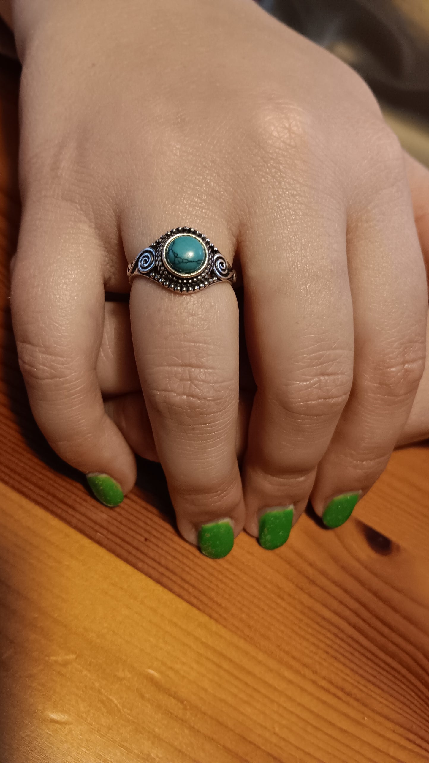 Ring mit Türkis