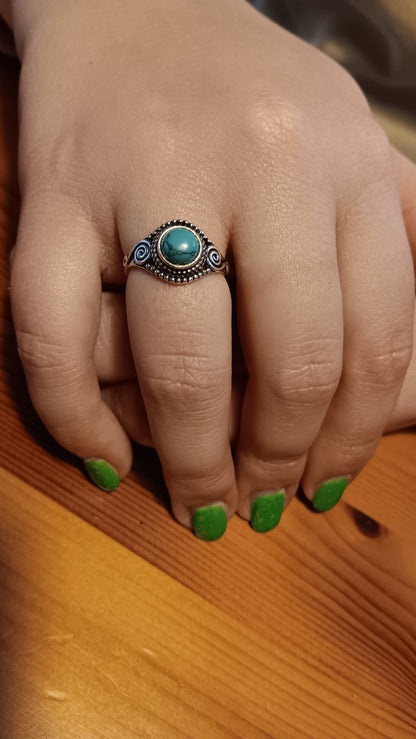 Ring mit Türkis