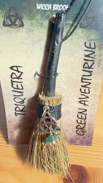Mini Hexenbesen mit Aventurin